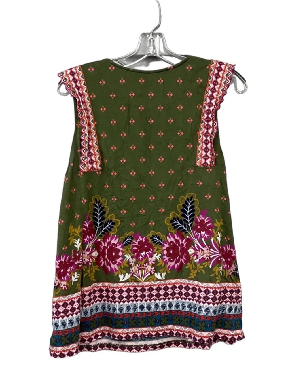 Anthropologie Floral Embroidered Sleeveless Tank - Picture 6 of 11